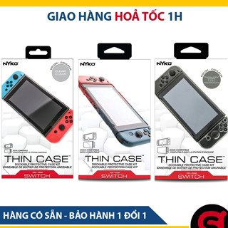 Ốp Lưng Nyko Thin Case + Miếng Dán Cường Lực Cho Nintendo Switch V1/V2