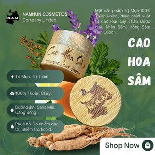Kem Dưỡng CAO HOA SÂM - Sạch Mụn, Hết Thâm, Giảm Nám