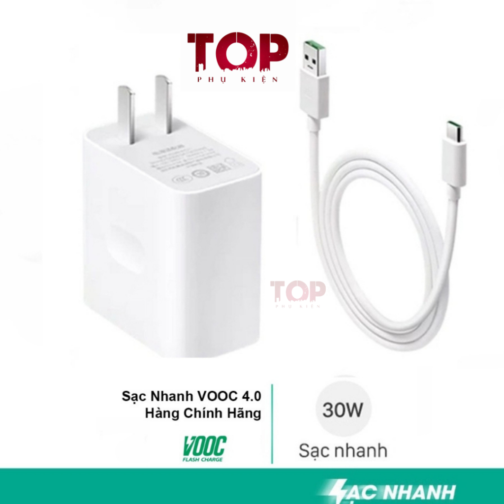 Bộ sạc nhanh Oppo/Realme 30W 33w,củ sạc và cáp hỗ trợ công nghệ Dart,VOOC các dòng Oppo,Realme,Onepl