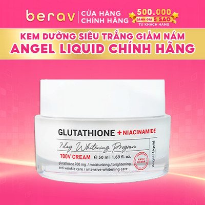Kem Giảm Nám ANGEL'S LIQUID Dưỡng Trắng Da Glutathione+Niacinamide 700V-CREAM 50ml