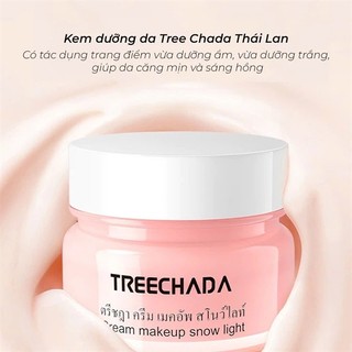 Kem Lười Make Up Nâng Tone Dưỡng Da Chống Nắng TREE CHADA 50ml