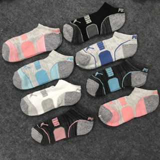 Combo 10 đôi tất vớ Pu.ma nam nữ chính hãng thể thao lót lông êm chân co dãn 4 chiều, thấm hút mồ hôi chân