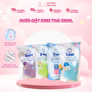 Nước giặt Dnee nội địa Thái 550ml thơm nhẹ nhàng, an toàn cho da của bé