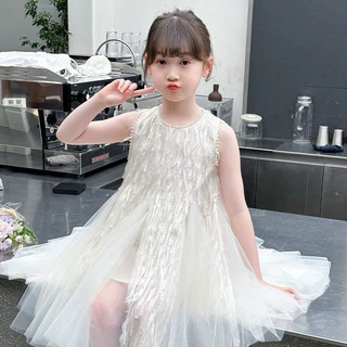  Váy Đầm thiết kế cho bé gái váy sát nách không tay mát mẻ 