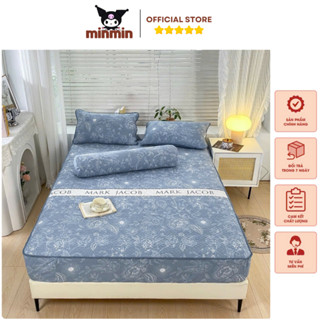 Bộ 4 món ga gối đũi hàn trần bông cao cấp, ga giường hè bọc đệm công nghệ mới thoáng mát mềm mịn