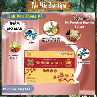 Tinh Dầu Thông Đỏ Hàn Quốc Jeil PREMIUM SONGCHIM- YU 100 : Tan mỡ máu, hạ men gan, điều hóa huyết áp.