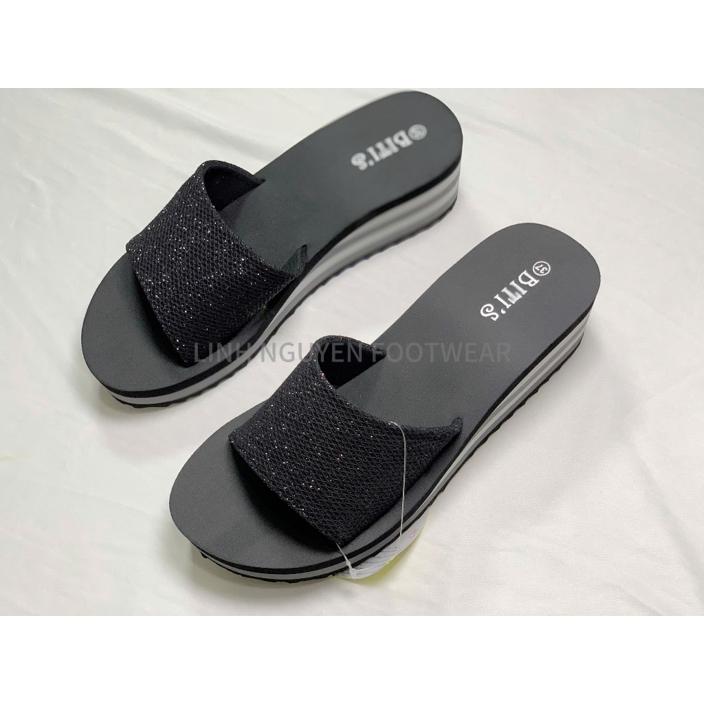 Dép quai ngang Bitis nữ , cao 5 phân BXW006500