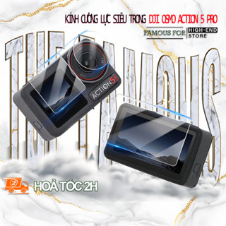 BỘ Kính Cường Lực Siêu Trong Độc Quyền Cho DJI Osmo Action 5 PRO - Bảo Vệ Hoàn Hảo, Hình Ảnh Sắc Nét