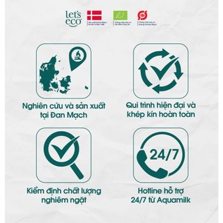 Sữa công thức hữu cơ Let's Eco Đan Mạch - 700g