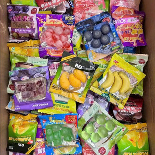 500g Kẹo Dẻo Trái Cây Bóc Vỏ 3D Panda – Dẻo Dai, Ngọt Thơm, Cực Hấp Dẫn