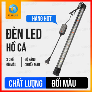 Đèn hồ cá đèn led chìm cho hồ cá từ 20cm đến 120cm - có 3 chế độ màu và công tắc