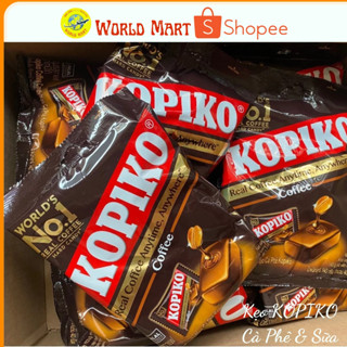 KOPIKO Cafe Đen & Cafe Sữa gói 140g (40 viên) Kẹo Ngậm Thơm Miệng, Cafe Ngon, Kẹo Tiếp Khách, kopiko