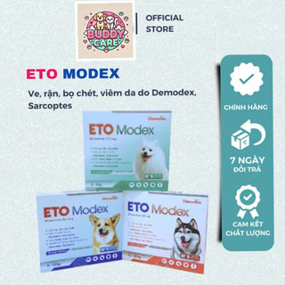    Hộp 6 viên   ETO Modex VEMEDIM  Diệt Ve ,Rận Bọ Chét & Viêm Da Chó 