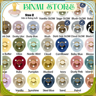    Hỏa tốc  Ti Giả BIBS Color Đan Mạch Chính Hãng 