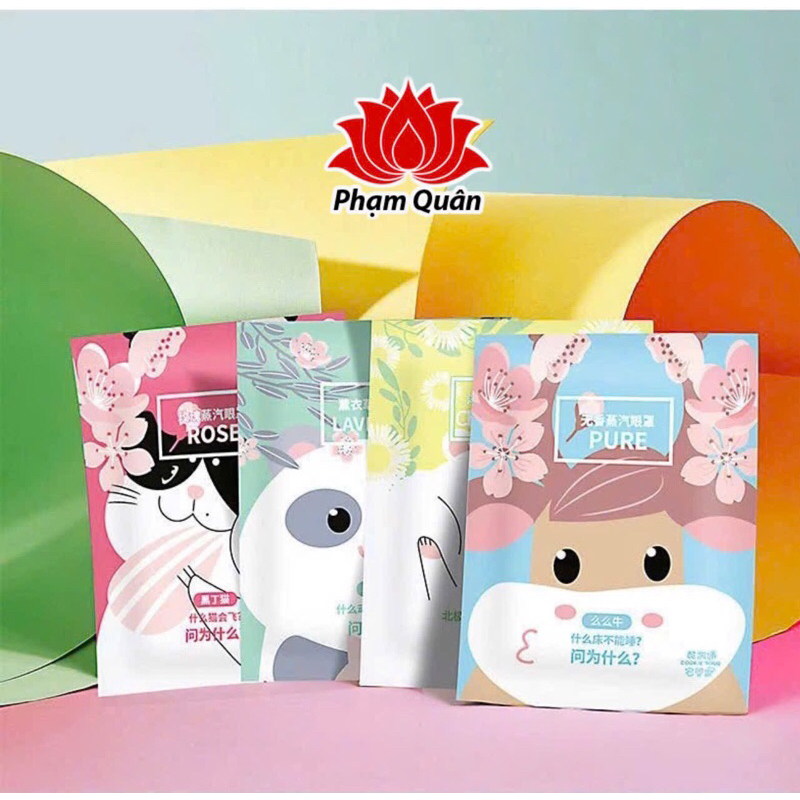 Combo 100 miếng mặt nạ mắt nóng, thư giãn mắt