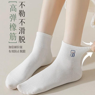 Set 10 đôi tất trắng hình gấu xinh iu