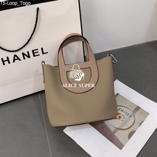 [Mới Về] Hm LOOP Super [6 MÀU] Size 18cm, da Togo - Túi xách nữ da thật cao cấp Full Box [T5-Loop_Togo]