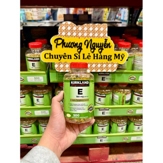 [HÀNG MỸ • ĐỦ BILL] Viên Uống Bổ Sung VITAMIN E • 180mg 400 IU • KIRKLAND