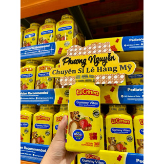[HÀNG MỸ • ĐỦ BILL] Kẹo Gấu Bổ Sung Vitamin Cho Bé • GUMMY VITES • L'IL CRITTERS