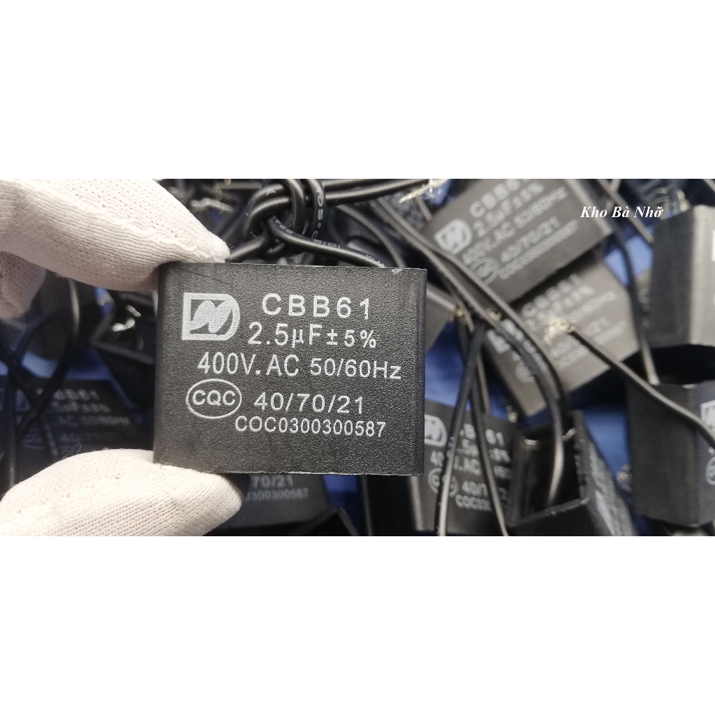 (2,5uf) Tụ quạt 2,5uf - CBB61 400VAC