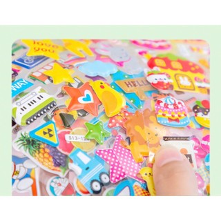 [Văn phòng phẩm] Set 10 Tấm Sticker 3D Nhỏ