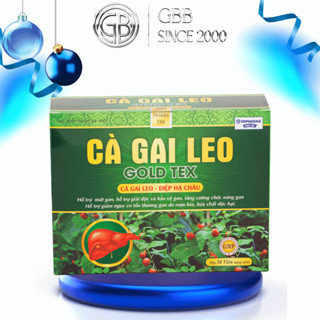 Bổ gan Cà Gai Leo GOLDTEX bảo vệ gan ,giải độc gan , hạ men gan, tăng cường chức năng gan - HỘP 50 viên ( Vỉ )