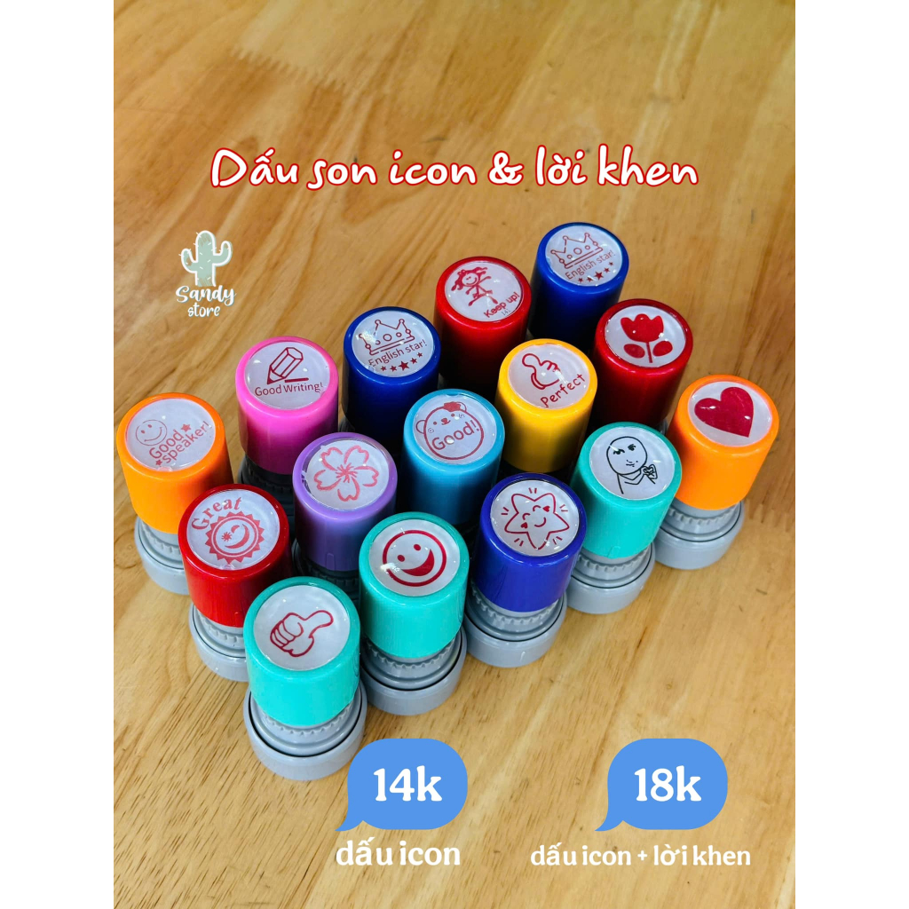 [Giáo cụ Sandy] Dấu Lời Khen Thỏi Son