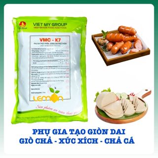 1Kg Phụ gia tạo giòn dai cho giò chả, xúc xích, chả cá, nem chua - Bột giòn dai VMC-K7