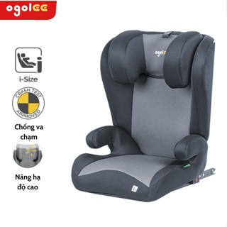 Ghế ngồi ô tô cho trẻ em gấp gọn OGOLEE dành cho bé 3 đến 12 tuổi, tựa đầu nâng hạ độ cao, bảo vệ 3 LỚP, hệ thống ISOFIX