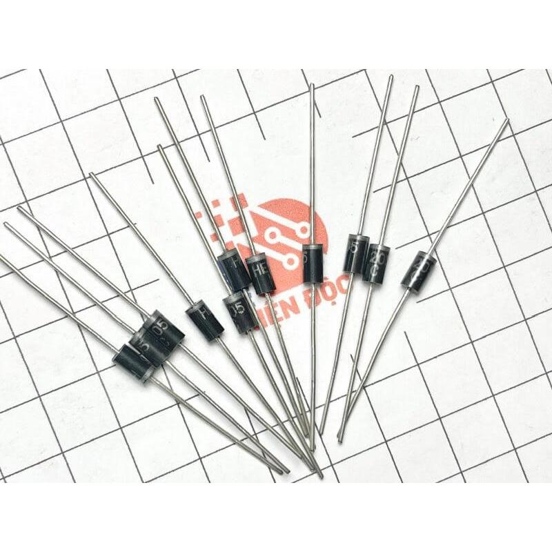 [COMBO 50 CON] Diode chỉnh lưu HER205 DO-15 2A 400V