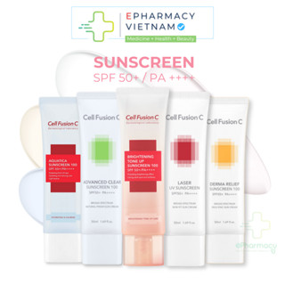 Kem Chống Nắng CELL FUSION C Sunscreen 100 SPF50+/PA++++ Bảo Vệ, Nâng Tông Da