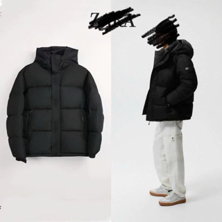  Áo phao nam Zara hàng xuất dư xịn full tag chip date 2025 