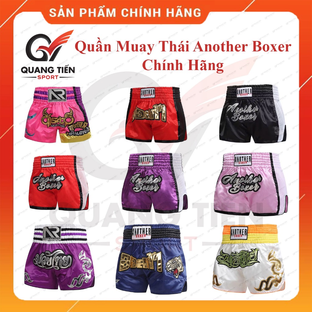  Quần Muay Thái Another Boxer Chính Hãng Muay Thai Short Chất Liệu Satin Cao Cấp Bán Chạy Nhất 