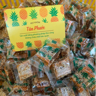 (Hàng xá không bao bì) 1kg Kẹo khóm đậu Tân Phước - Đặc sản Tiền Giang