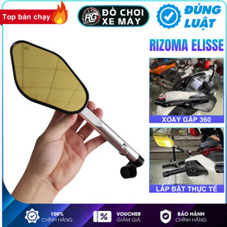 Kính Rizoma Elisse Cao Cấp Full Ron Xoay 360 Độ, Gương Chiếu Hậu Xe Máy Hàng Loại 1 (giá 1 cái trái)