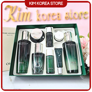 Set dưỡng OHUI xanh ⚡CHÍNH HÃNG⚡ Bộ kem dưỡng tái tạo da Prime Advancer, combo phục hồi trẻ hóa, mờ nám, tàn nhang