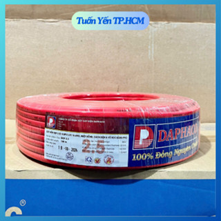  Dây điện đôi dẹp DAPHACO 2 Lớp vỏ mềm 2x1.5 2x2.5 2x4.0 cuộn 100m hàng chính hãng 