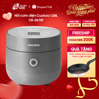 Nồi cơm điện Cuckoo 1.08L CR-0675F -  Nồi Cơm Hàn Quốc - Bản Xuất Khẩu, Bảo Hành Chính Hãng 2 Năm