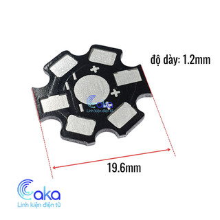 Set 5 Đế nhôm tản nhiệt chip led 1W 3W 5W 20mm giá tốt (không bao gồm led)