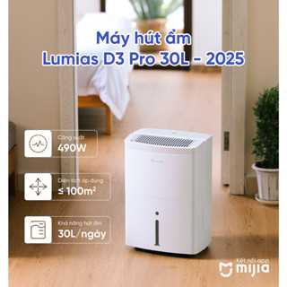 Máy hút ẩm không khí thông minh NewWidetech Lumias D3/ D3 Plus/ D3 Pro/LMD,Công suất cao