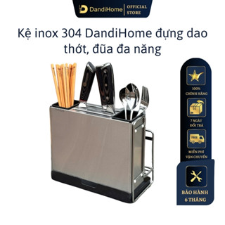 Kệ inox 304 DandiHome đựng dao thớt, đũa đa năng trong nhà bếp