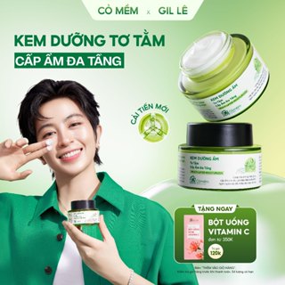 Kem Dưỡng Ẩm Da Mặt Cấp Ẩm Đa Tầng Tơ Tằm Ngăn Ngừa Lão Hóa Cỏ Mềm 50gr