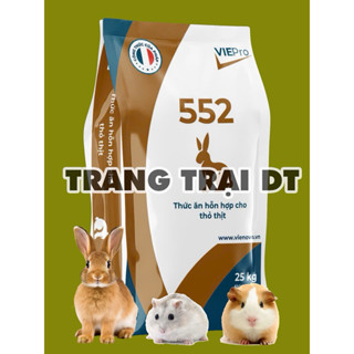 1kg Cám thỏ thịt cao cấp 552, thức ăn cho thỏ nhỡ, chuột, bọ ú, sóc,...(Tách lẻ từ bao 25kg)
