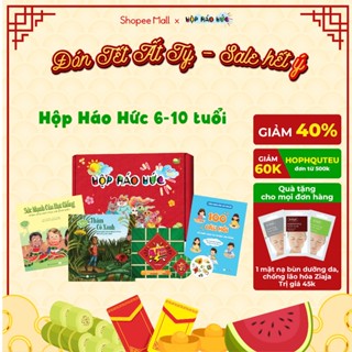 Combo 3 sách và 1 trò chơi Hộp Háo Hức Tết Khám Phá cho bé 6-10 tuổi