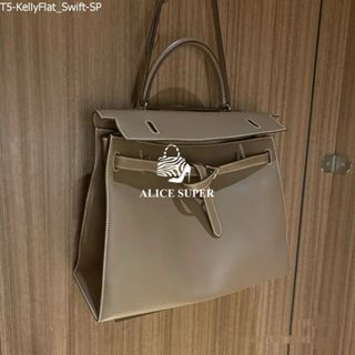 [Mới Về] Hm KELLY FLAT Super [5 MÀU] Size 35cm, da Swift- Túi xách nữ da thật cao cấp Full Box [T5-KellyFlat_Swift-SP]