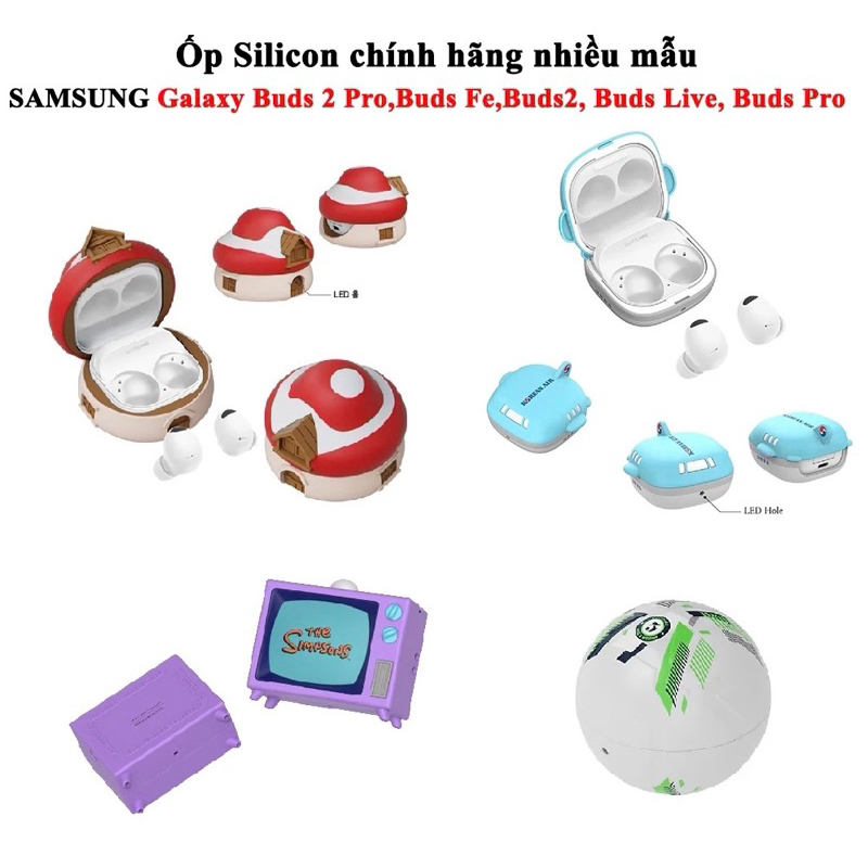 Ốp Chính Hãng Samsung dành cho Galaxy Buds FE, Buds 2 Pro Buds 2, Buds Pro, Buds Live