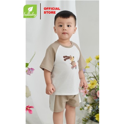 LULLABY - NH340N - Bộ cộc tay cho bé trai