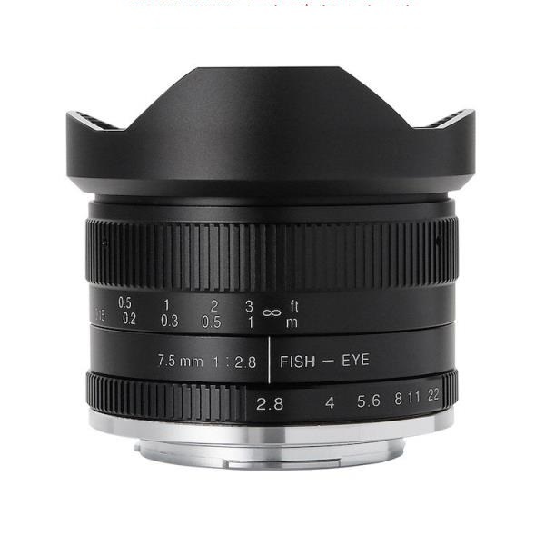 Lens 7ARTISANS 7.5mm F2.8 II Fisheye For Sony For fujifilm FX