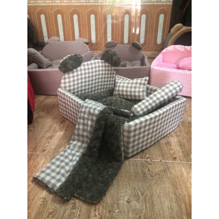 Giường tháo dời dùng các mùa cho chó mèo😘đại 1-25kg cún tô