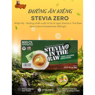 Đường ăn kiêng date 2027 chiết xuất từ lá cỏ ngọt Stevia In The Raw Zero Calorie Sweetener - EDS Hàng Mỹ